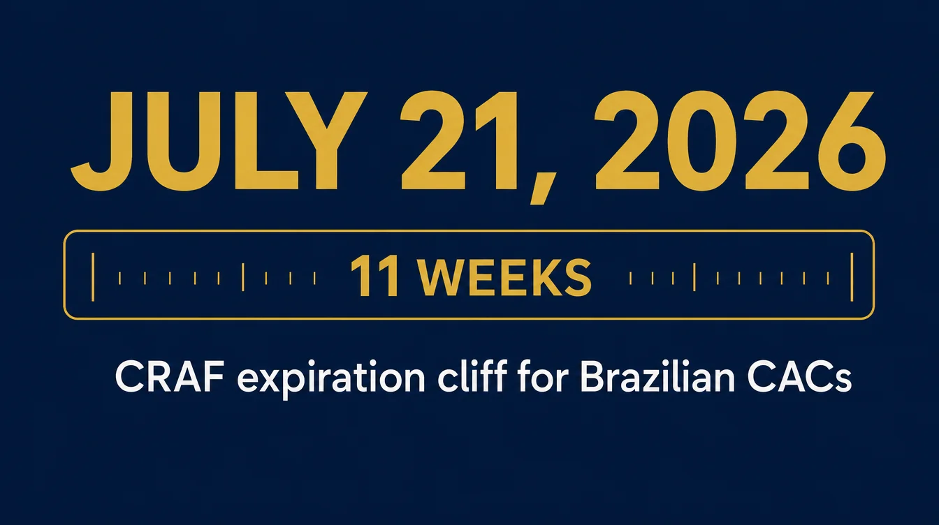 Infográfico de contagem regressiva 11 semanas até 21 de julho de 2026