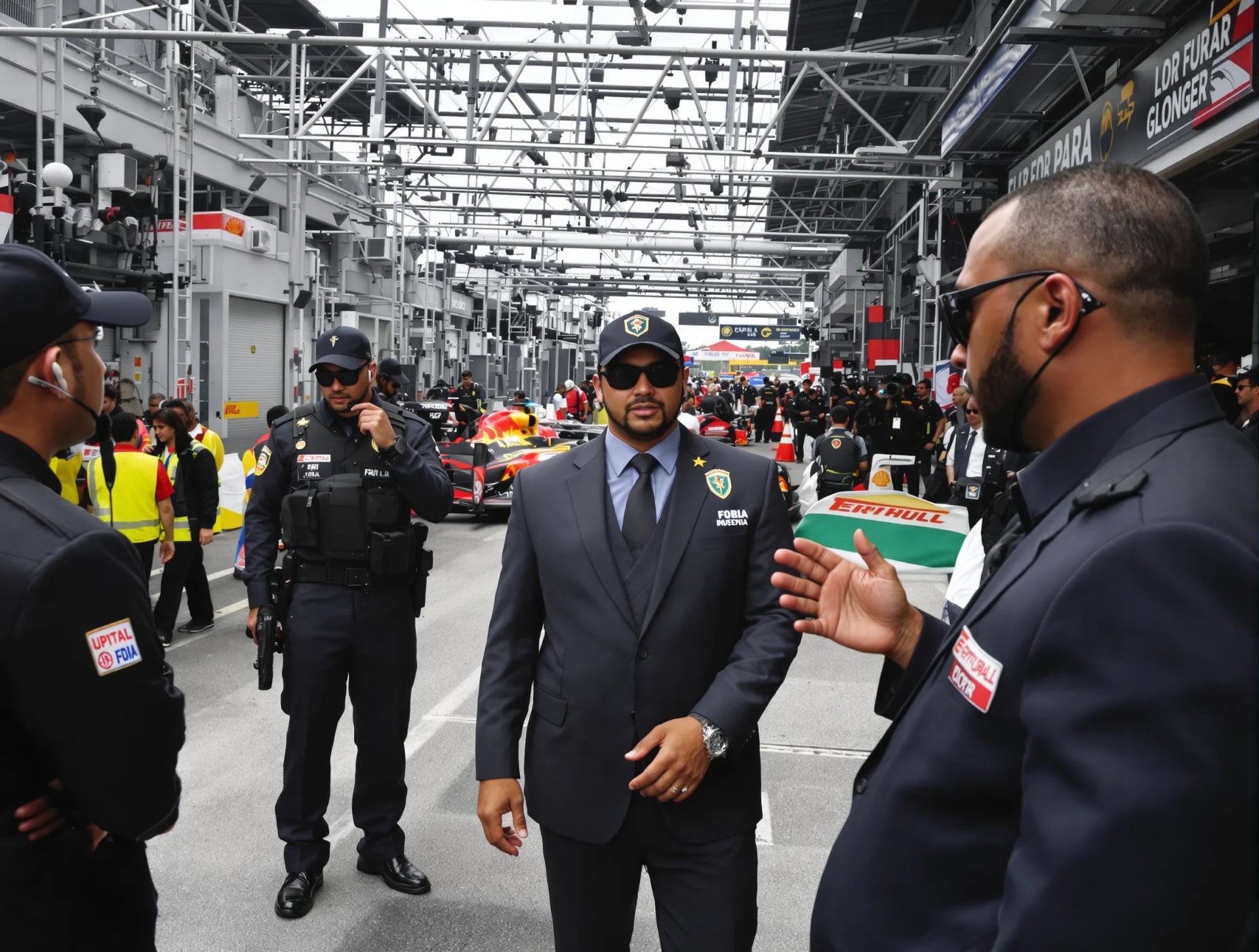 Elite close protection team for F1 event security