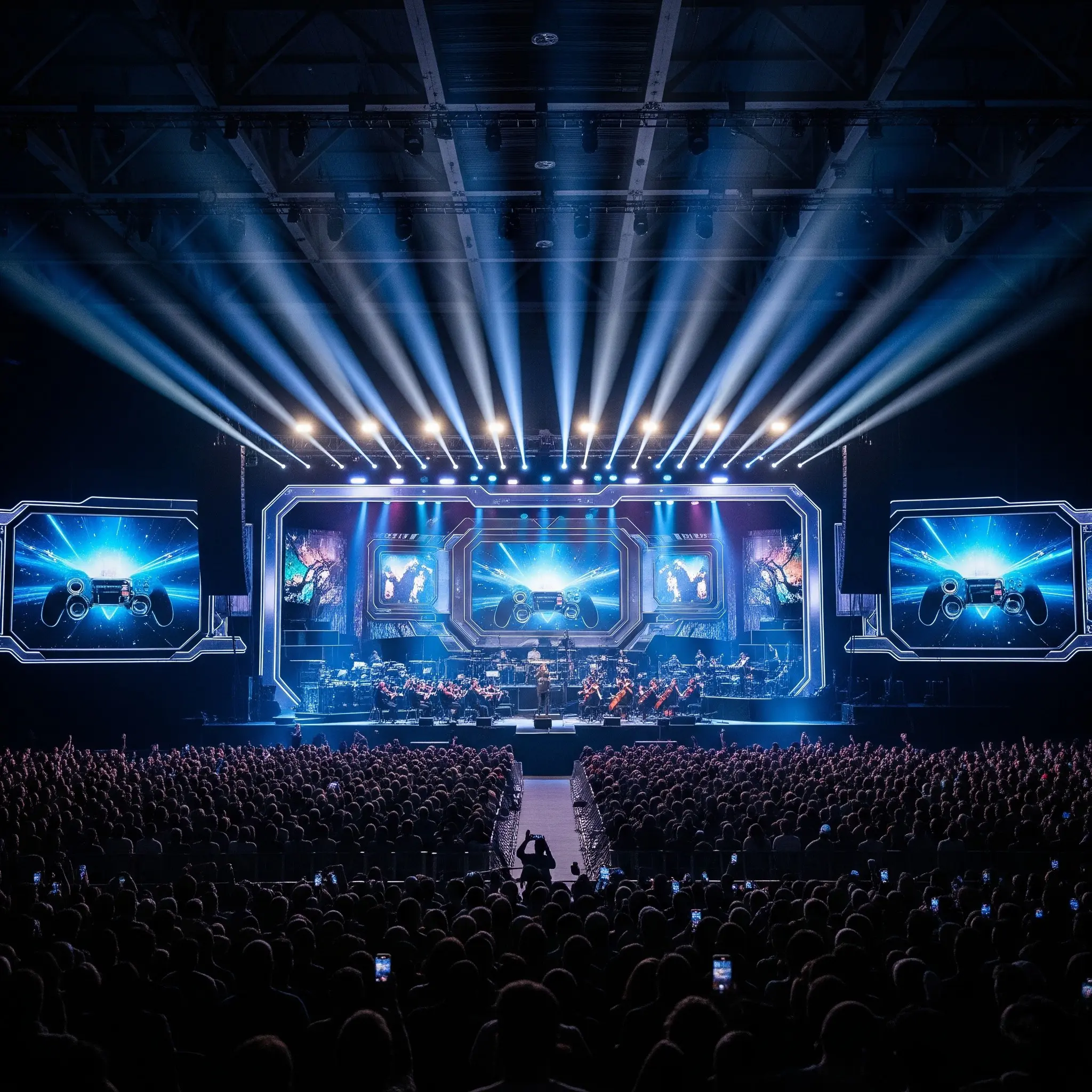 Distrito Anhembi transformed into Brasil Game Show 2025 - All five pavilions showcasing gaming industry booths and interactive displays