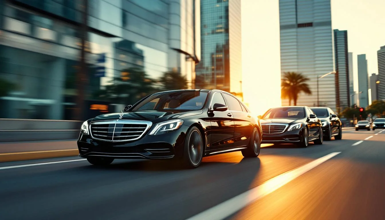 Armored Mercedes S-Class fleet: Military-grade security meeting luxury service standards